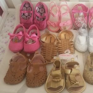 Baby girl shoes and sandals (SOLD)